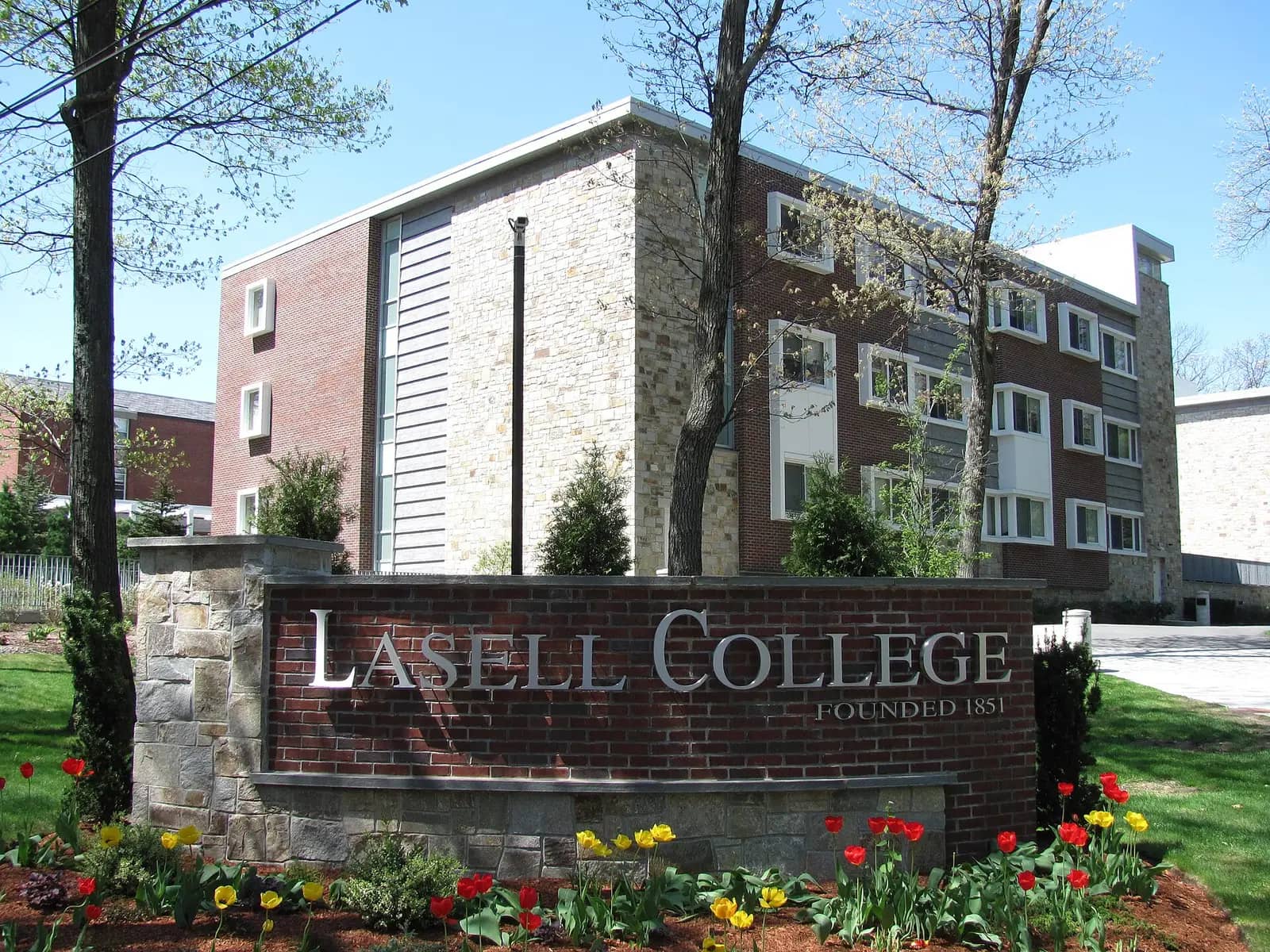 Lasell University campus — East Hall, Lasell College, Auburndale Massachusetts