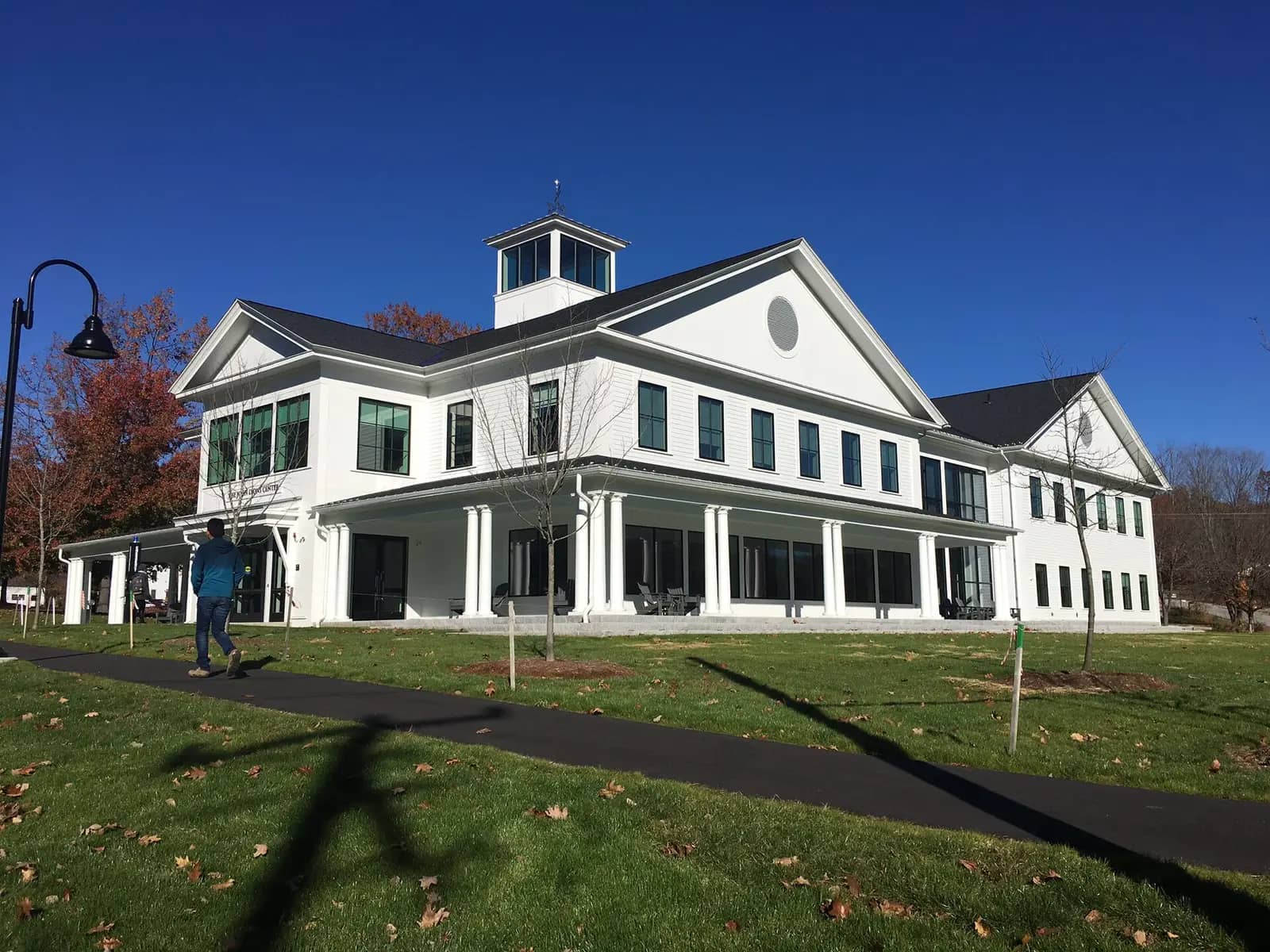 New England College campus — The John Lyons Center is home to the Business Division at New England College with ten classrooms, learning commons, and