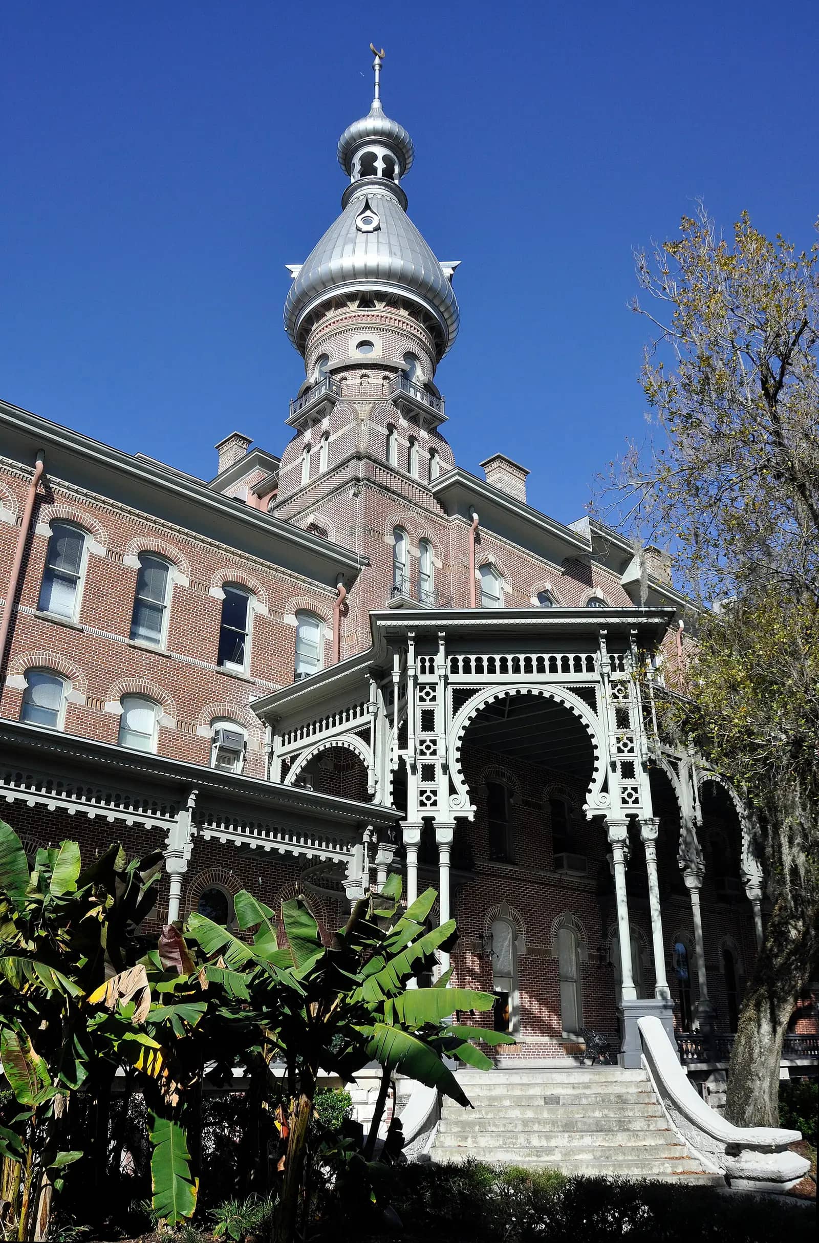 The University of Tampa campus — Entrance to Plant Hall on the University of Tampa's campus, formerly known as the Tampa Bay Hotel.