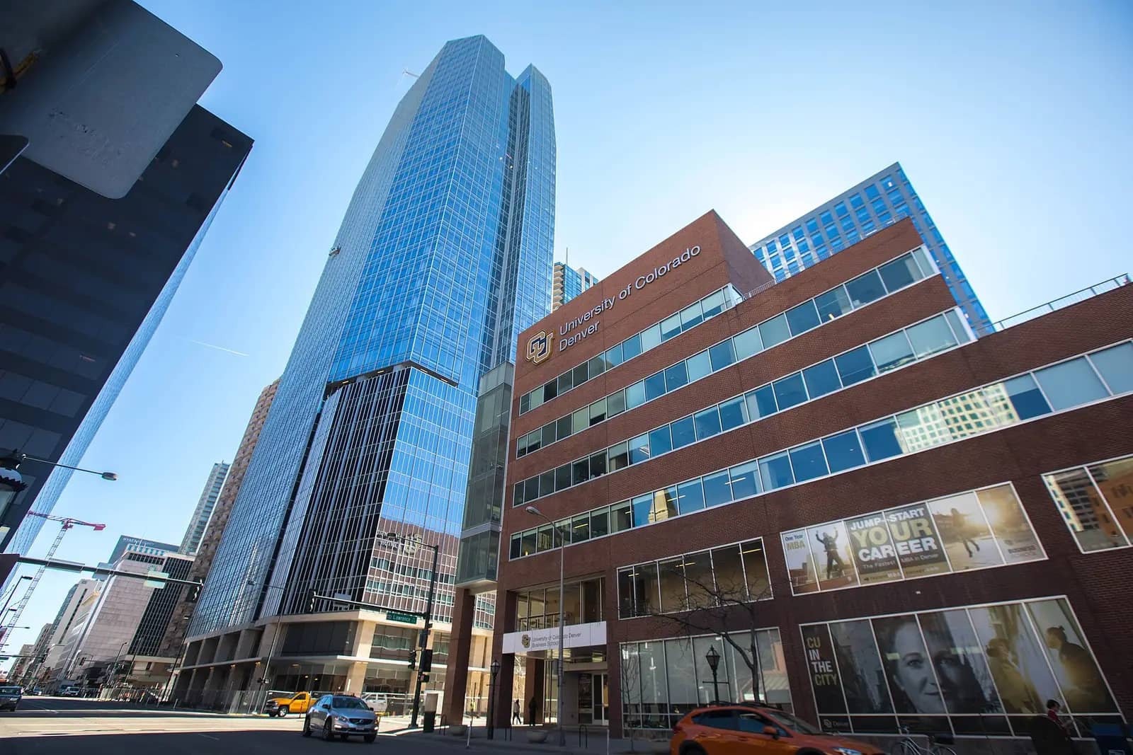 University of Colorado Denver/Anschutz Medical Campus campus — CU Denver Business School at 15th St and Lawrence St