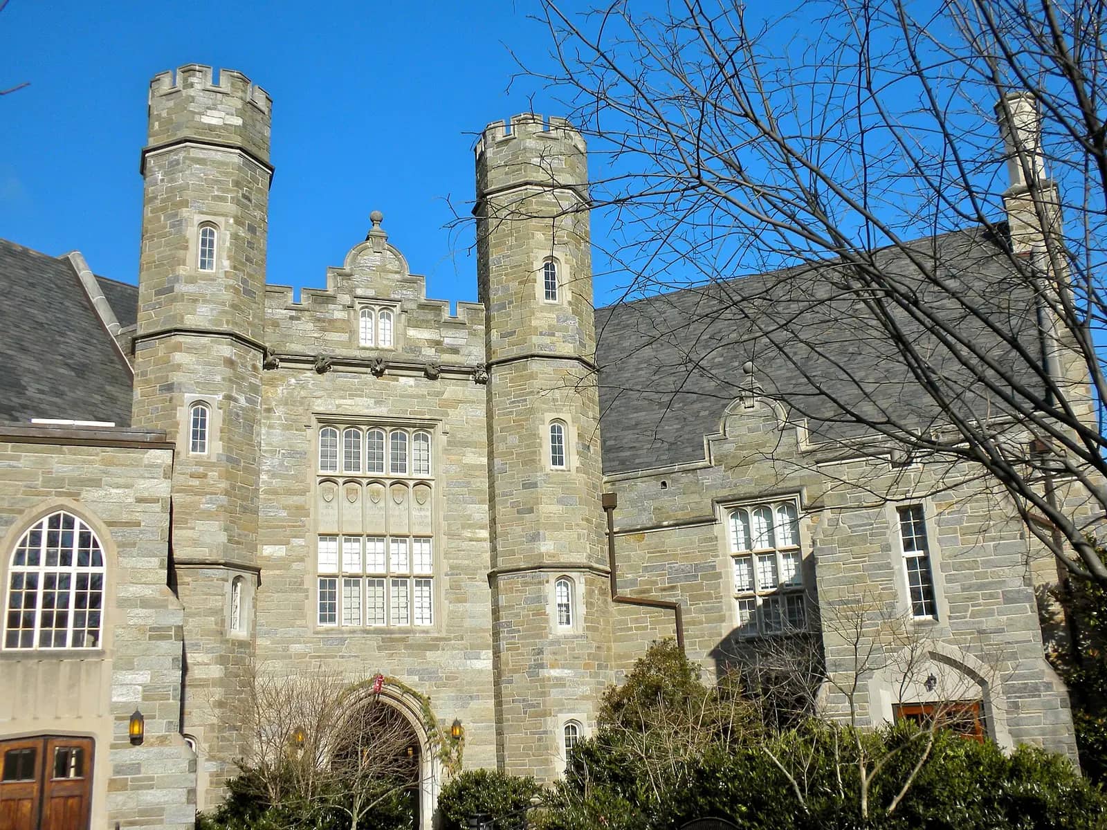 West Chester University of Pennsylvania campus — Philips Hall at West Chester University, a contributing building in the West Chester State College Quadrangle Historic D